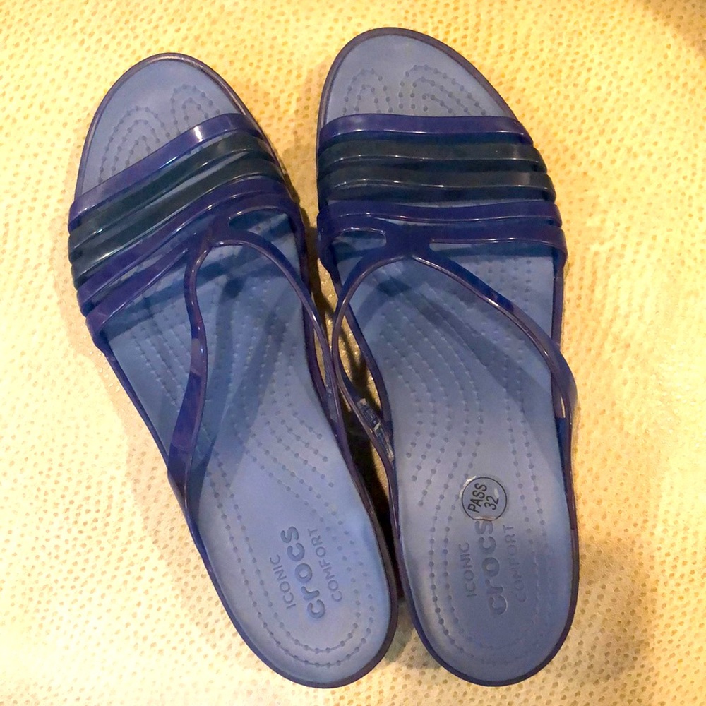 Crocs sandals Navy blue comfy jellies